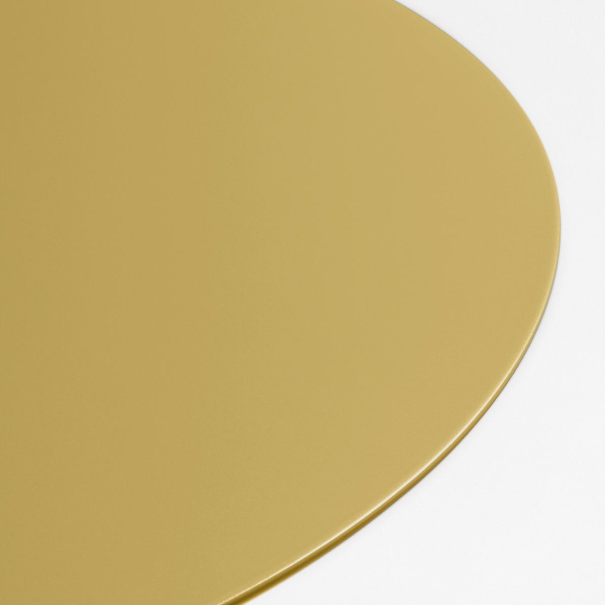 Circula Single End Table, Ochre, 21" H x 17" W x 17" D