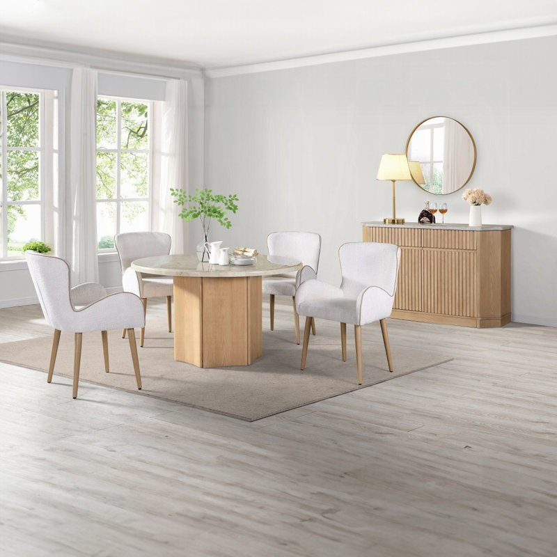 Qwin Round Dining Table Set