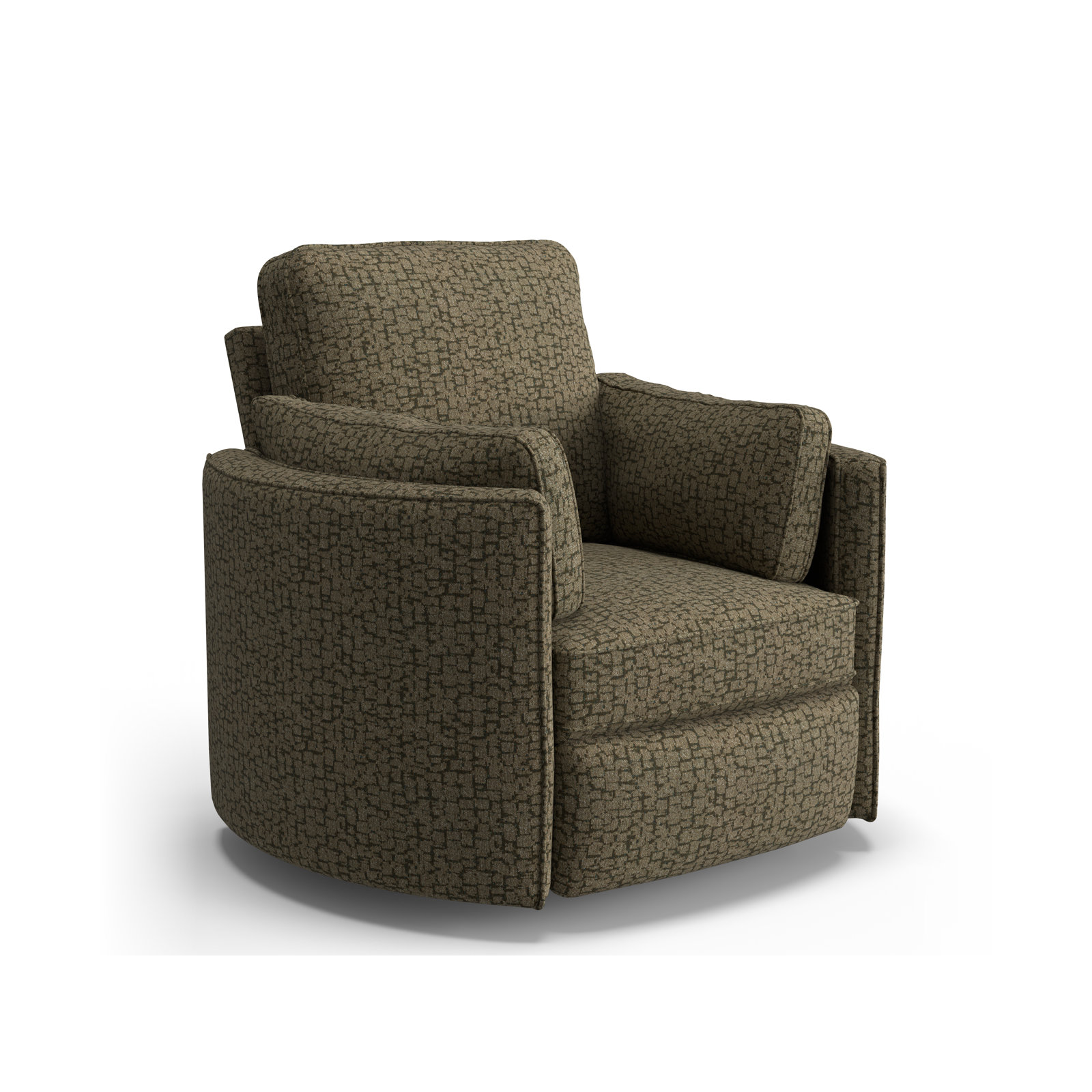 Vedika 41" Swivel Recliner, Amsterdam Forest Performance, Manual