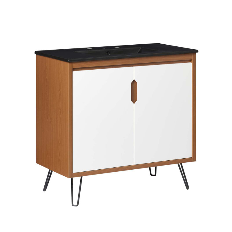Meuble-lavabo de 36 po Modway Energize, Noir