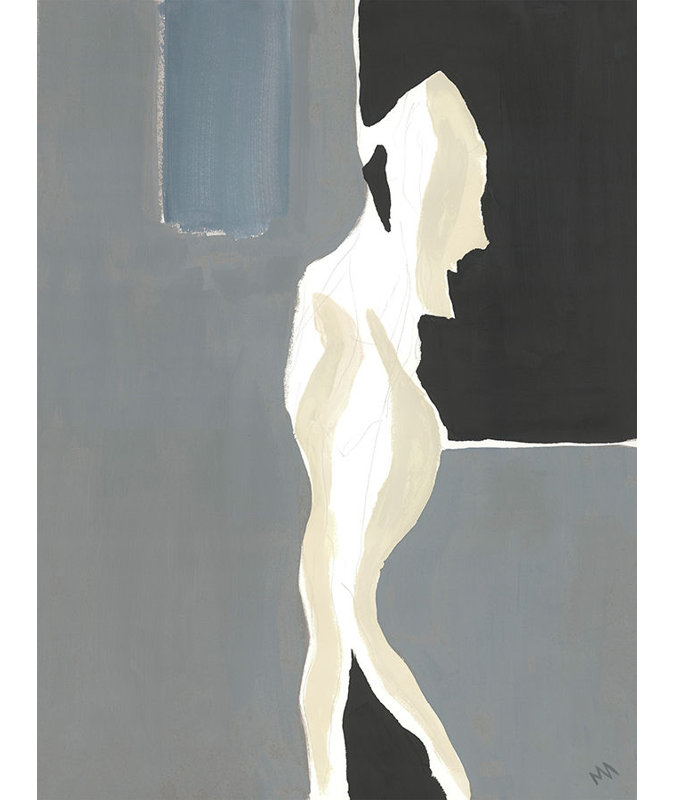 One I Painting by Mia Malcolm Studio, Glass Coat