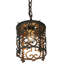1 - Light Gilded Tobacco Lantern Pendant