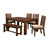 Trevion Extendable Solid Wood Leg Dining Table-382926112