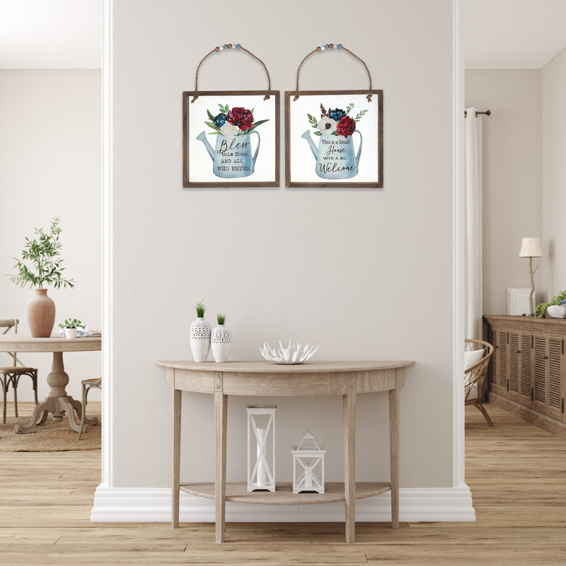 Ensemble de 2 décorations murales