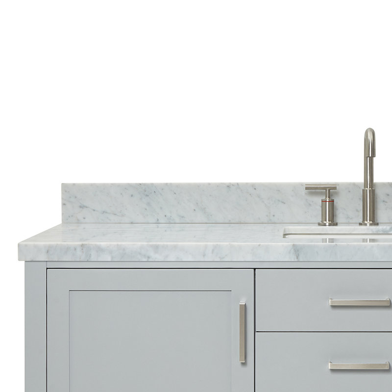 Bayhill 61" W Single Bathroom Vanity Set, Gray, 49"