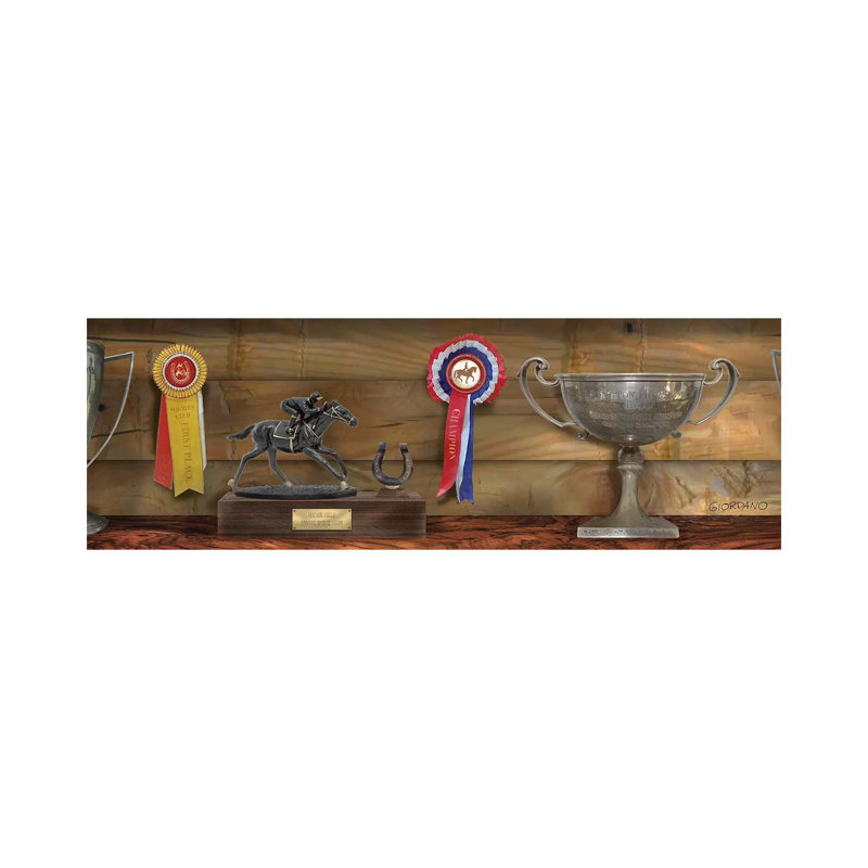 The Winner's Circle by Giordano Studios - Wrapped Canvas Panoramic Print, 30.48 cm H x 91.44 cm W x 1.91 cm D