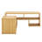 Gaming Tv Desk - Open Storage, 2 Pieces Cube, Cube Entertainment Shelf Modern Minimalist, Fits 45"-70" Tvs