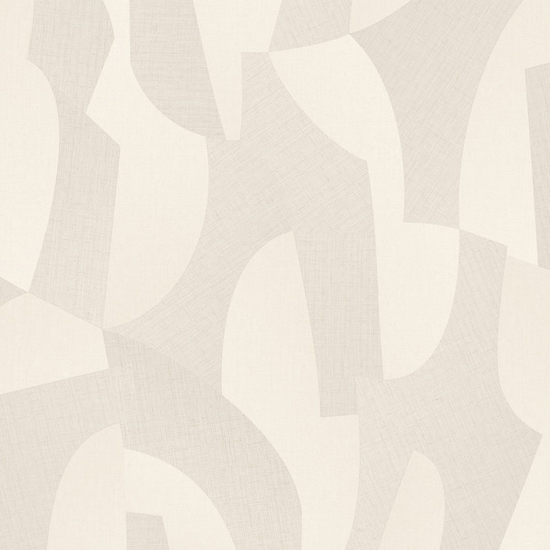 Papier peint sculpté, Beige