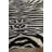 Harjo Tiger Shaped White And Black Accent Rug-1032229119