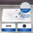 67'' x 31.5'' Rectangular Freestanding Soaking Acrylic Bathtub-50736664