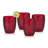 Fitz And Floyd Trestle 12-Oz High Ball  Glasses, Set Of 4, Blush-85816802-85816807