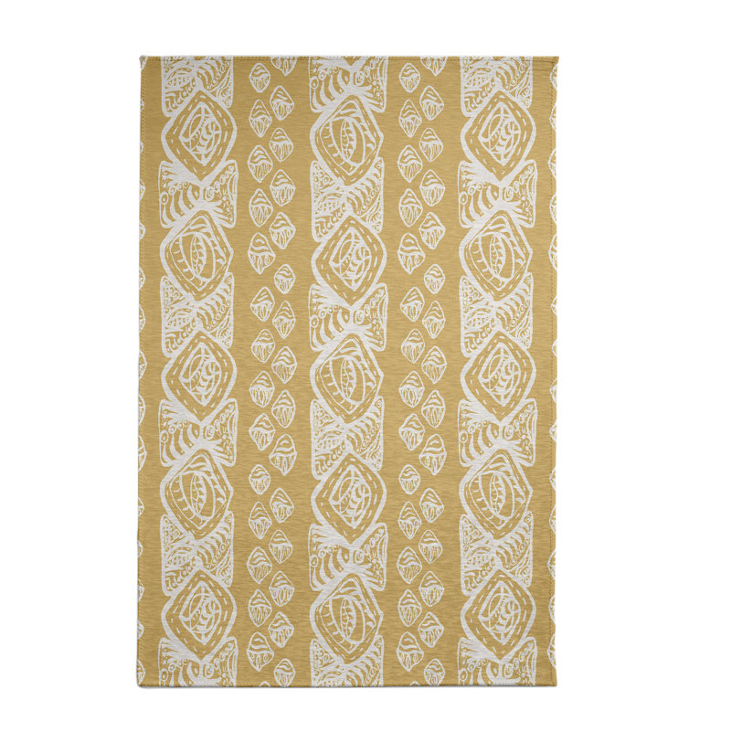 Safari Chenille Geometric Indoor Rug, Rectangle 4' x 6'