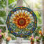 Panneau de vitrail Sunflower-1117458433