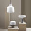 Luminaire suspendu Mono transparent avec douille en béton-61702381