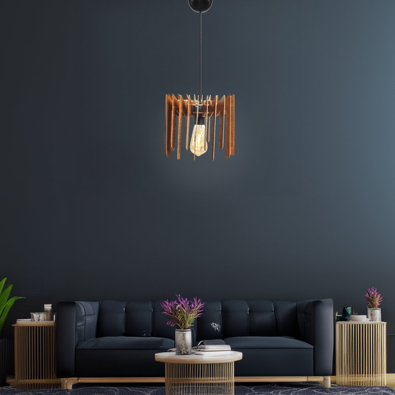 Lightbourn - Light Pendant, Walnut/Black