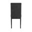 Ensemble de salle à manger 6 pièces Alexa-Mae à finition noire - 6 pièces, table de salle à manger, chaises Parson en cuir végétalien et banc en microfibre beige-77234309
