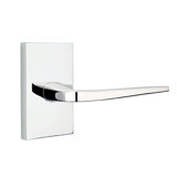Athena Flat Privacy (Bed & Bath) Door Lever with Rectangle Rosette
