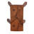 Canyon Lodge Solid Wood Saddle Stool