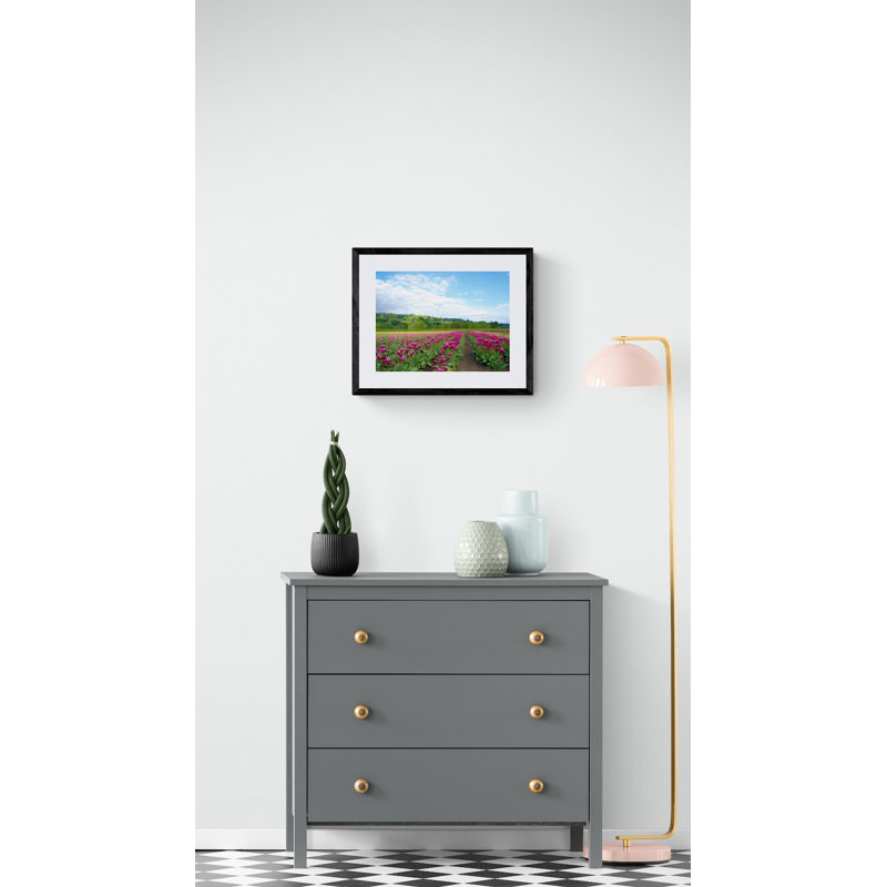 Tulip Fields Print by Tom Kostes, 17.25" H x 21.25" W x 0.875" D