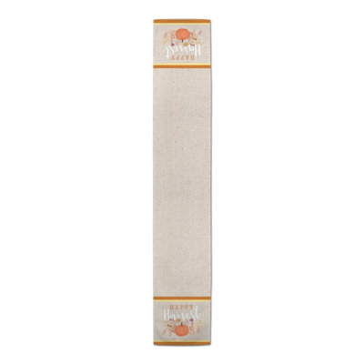 Daqwane Striped Cotton Blend Table Runner