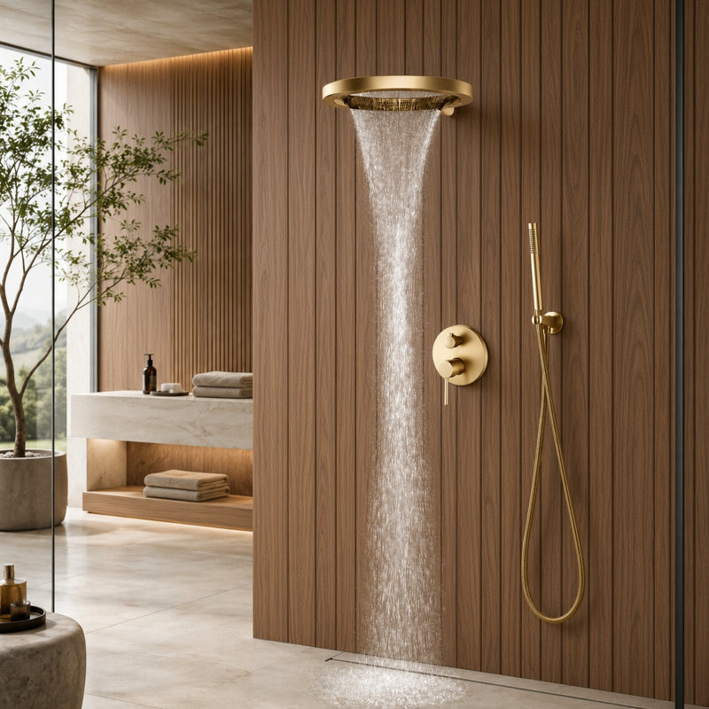 20" Luxury Complete Rainfal Shower System