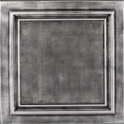 Line Art 1.6 ft. x 1.6 ft. Polystyrene Glue-up Ceiling Tile