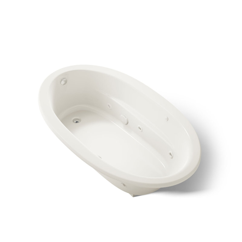 Sunward® 72" x 42" Whirpool Bathtub, Biscuit