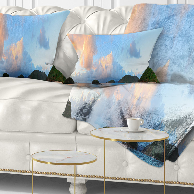 Landscape Reversible Throw Pillow