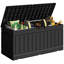 Medjidi 80 Gallon Resin Deck Box, Lockable Patio Outdoor Storage Box -950450203
