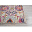 Tapis argenté / orange / rose Justien-32973636