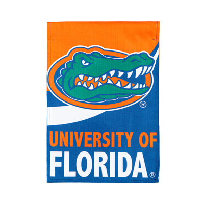 Drapeau de jardin en toile de jute 18 x 12 po University of Florida