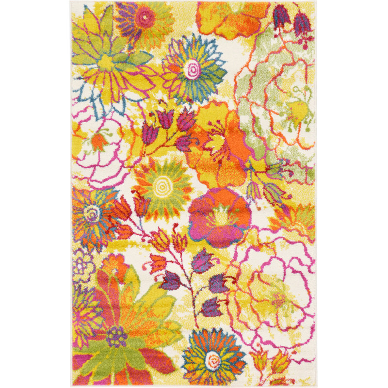 Tapis ivoire Lorene, Rectangle 3 pi 3 po x 5 pi 3 po