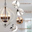 Lustre rustique en bois 6 lumières Allysha-1399641461