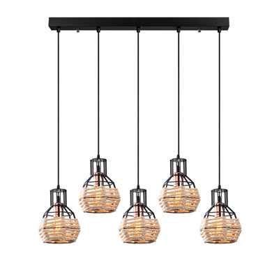 5 - Light Black Kitchen Island Pendant