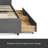 Full Size Upholstered Tufted Bed Frame With Two Drawers, Sofa Bed Frame With Comfortable Backrest And Armrests, Velvet-17635358