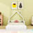 Wood Floor Bed With Headboard And Sturdy Slats-1608861049-1608861051