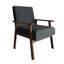 Ensemble de 2 chaises d'appoint en lin gris foncé-1346357426-1346357428
