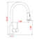 INLE Pull Down Kitchen Faucet with Soap Dispenser