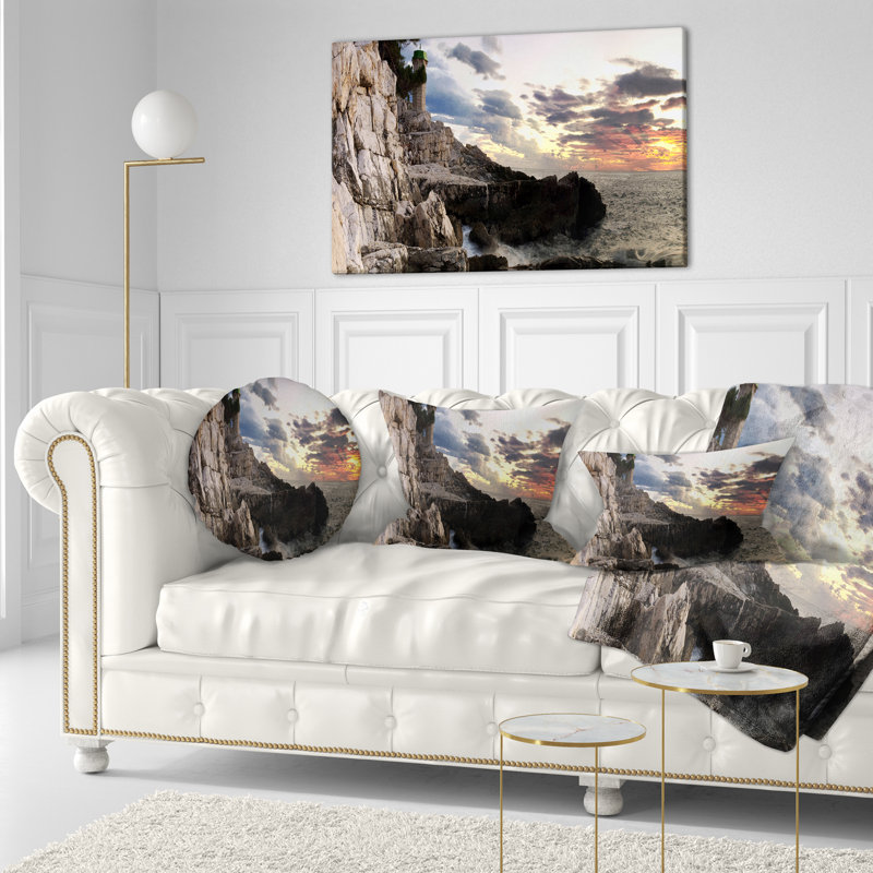 Landscape Reversible Throw Pillow