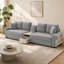 Canapé modulaire avec console centrale intégrée et accoudoirs de rangement pour les meubles de salon-1465146158-1465146157