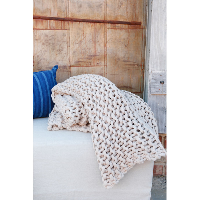 Finn Throw Blanket, Taupe