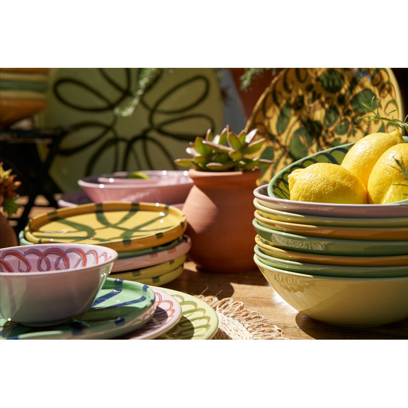 Amalfi Berry Bowl - Pink - 4.5", Pink
