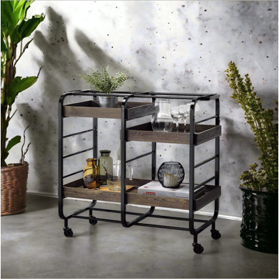 Vorrik Finish Serving Cart by Ebern Designs