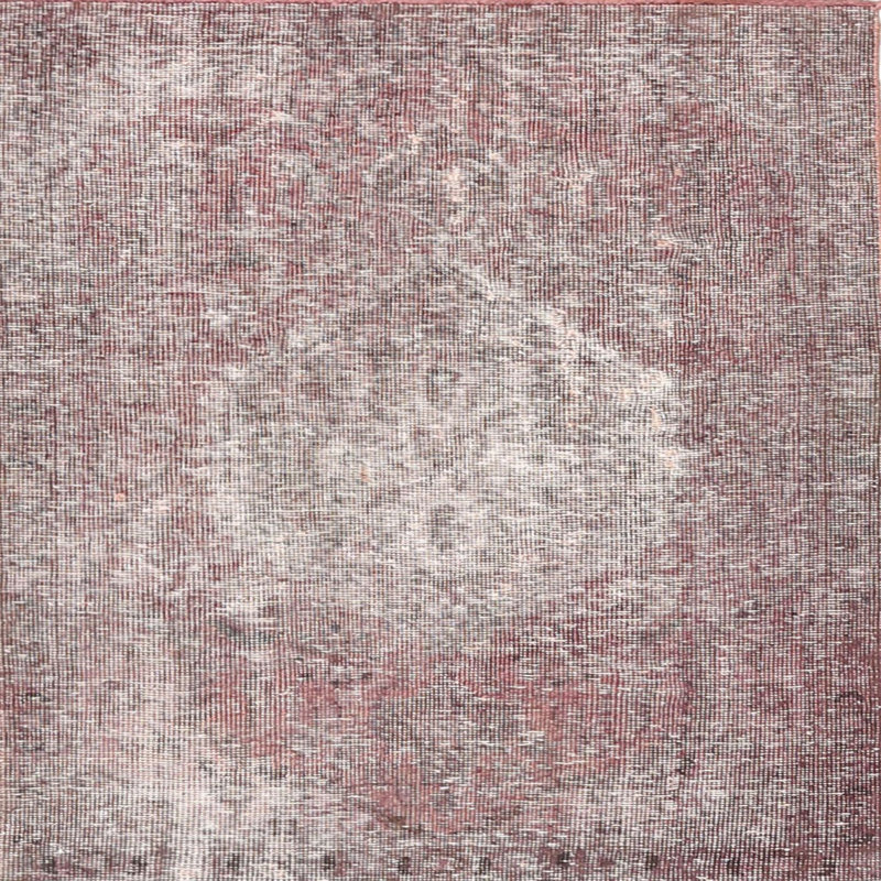 Rouge/gris oriental Cooperstown Tapis décoratif, Carré 7 pi