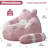 Giant Pink Raccoon Compression Bean Bag With Detachable Tail, Fluffy Lazy Chair-1823642532