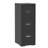 Narrow Vertical File Cabinet, Metal File Cabinet With Lock For Office Home