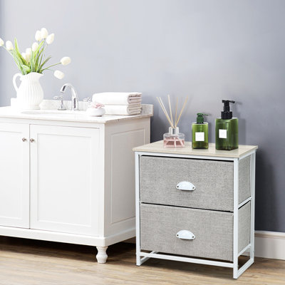 Table de chevet 2 tiroirs Schatz