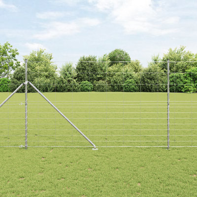 Vidaxl Field Fence Galvanised Steel