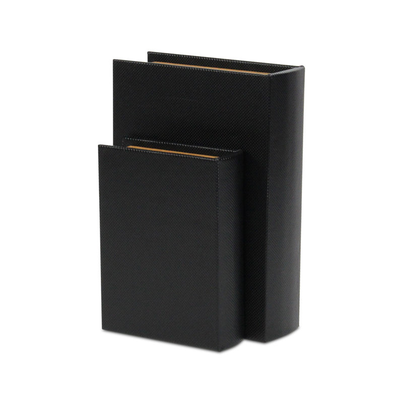 Ensemble de boîte à livres Liniva, Noir