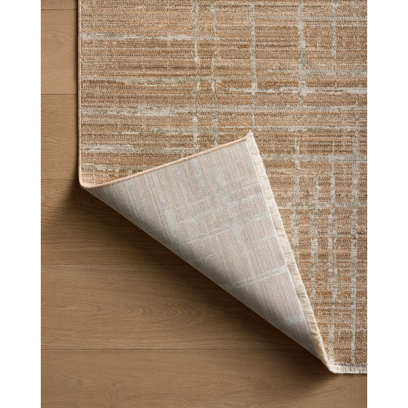 Tapis argile / argent Marlia, Rectangle 2 pi 3 po x 3 pi 10 po